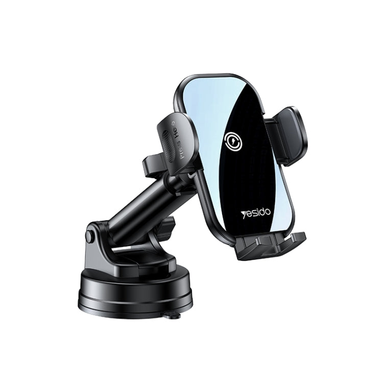 Yesido C197 15W 2 in 1 Suction Cup Type Wireless Charging Car Holder Set