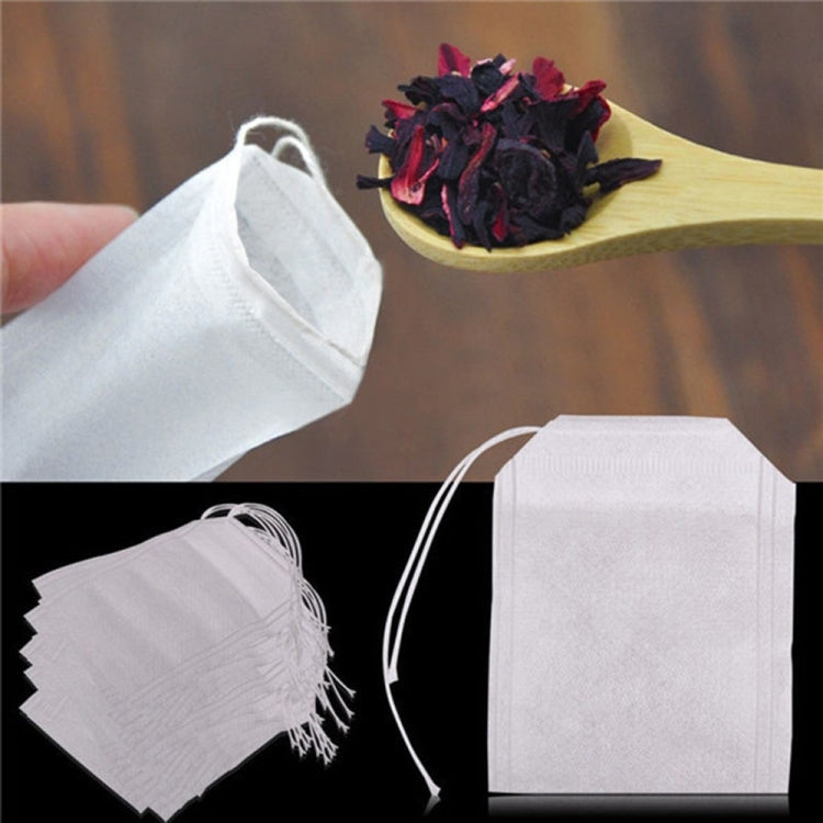 100Pcs/Lot Teabags Scented Tea Bags with Seal Filter Paper, Size: 5.5 x 7cm